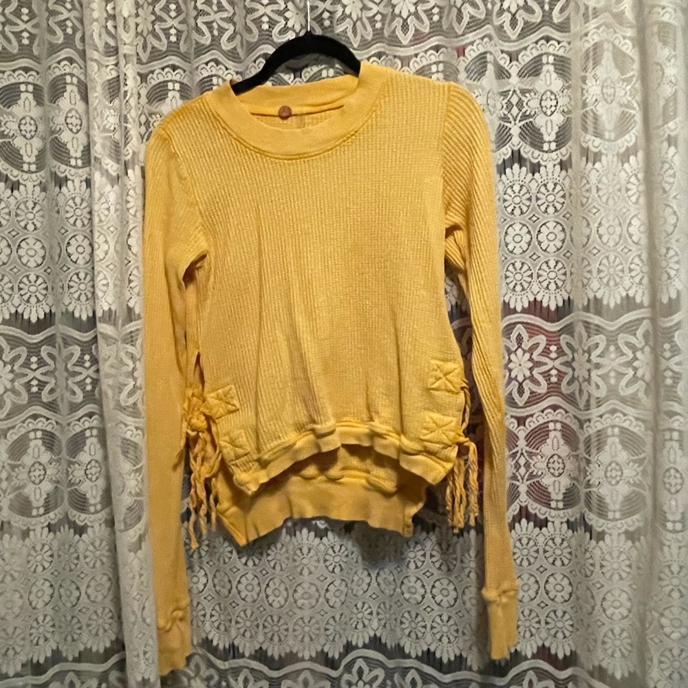 Yellow free people thermal